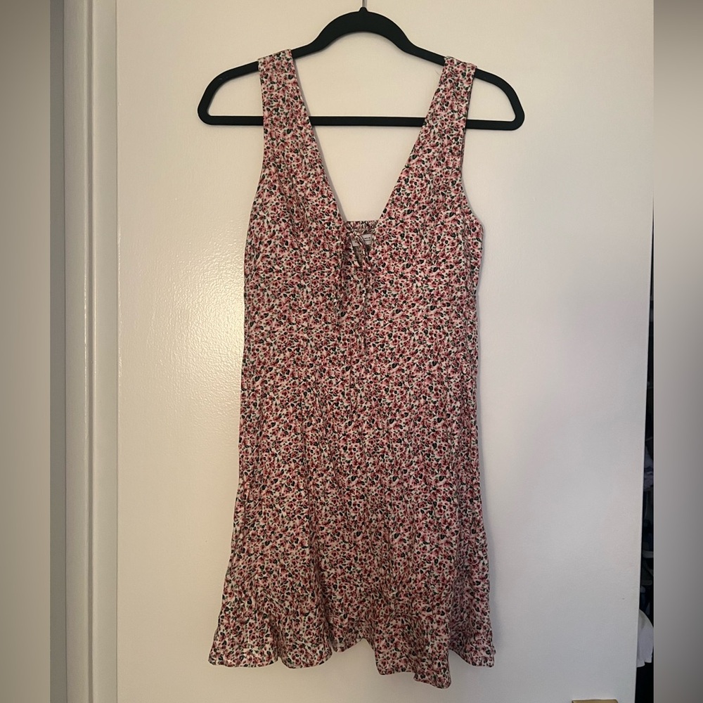 Floral mini dress small